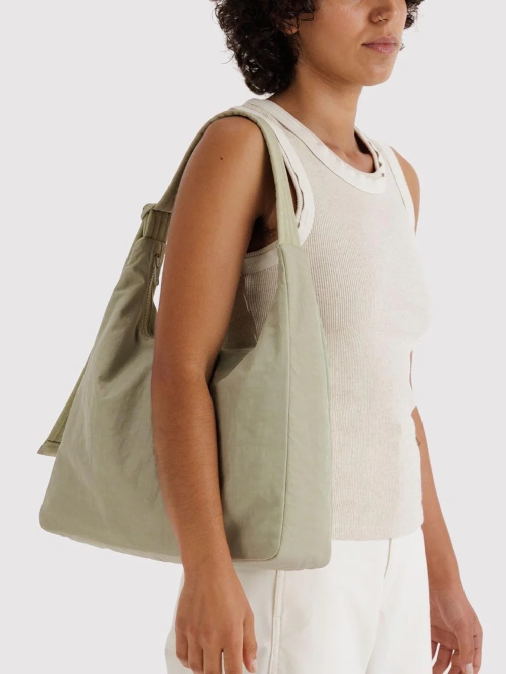 Baggu Nylon Shoulder Bag Celadon